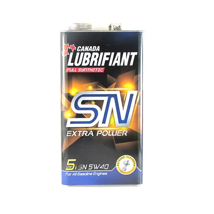 روغن موتور کانادا لوبریفنت مدل 5W40 – SN Synthetic-Tec – فلزی حجم 5 لیتر
