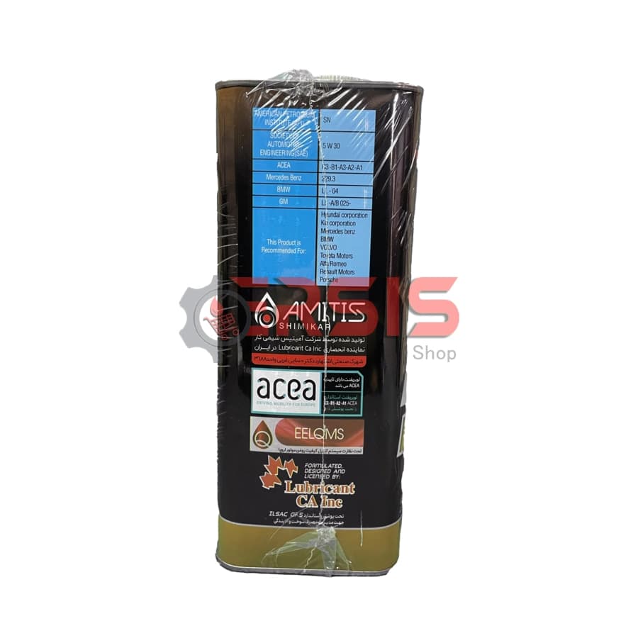 روغن موتور کانادا لوبریفنت مدل 5W30 – SN Synthetic-Tec – فلزی حجم 4 لیتر — تصویر ۴