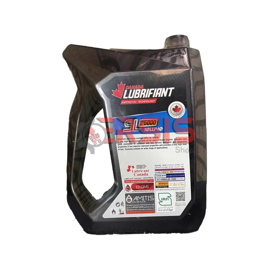 روغن موتور کانادا لوبریفنت مدل SL 10W40 – پلاستیکی – 25000 Synthetic حجم 4 لیتر — تصویر ۴