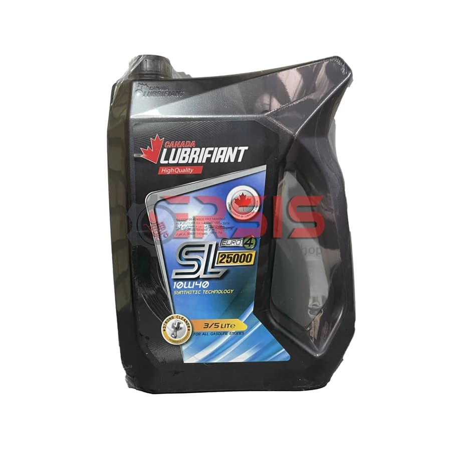 روغن موتور کانادا لوبریفنت مدل SL 10W40 – پلاستیکی – 25000 Synthetic حجم 4 لیتر — تصویر ۳