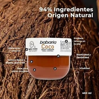 کرم بدن coco باباریا 400 میلی لیتر — تصویر ۷