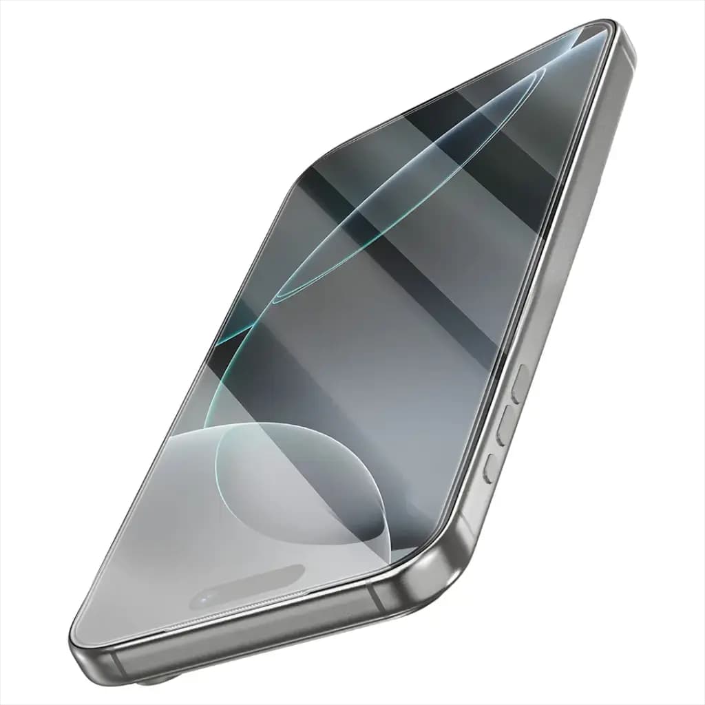 گلس شفاف آیفون 16 pro max گرین لاین مدل 9H Steve — تصویر ۴