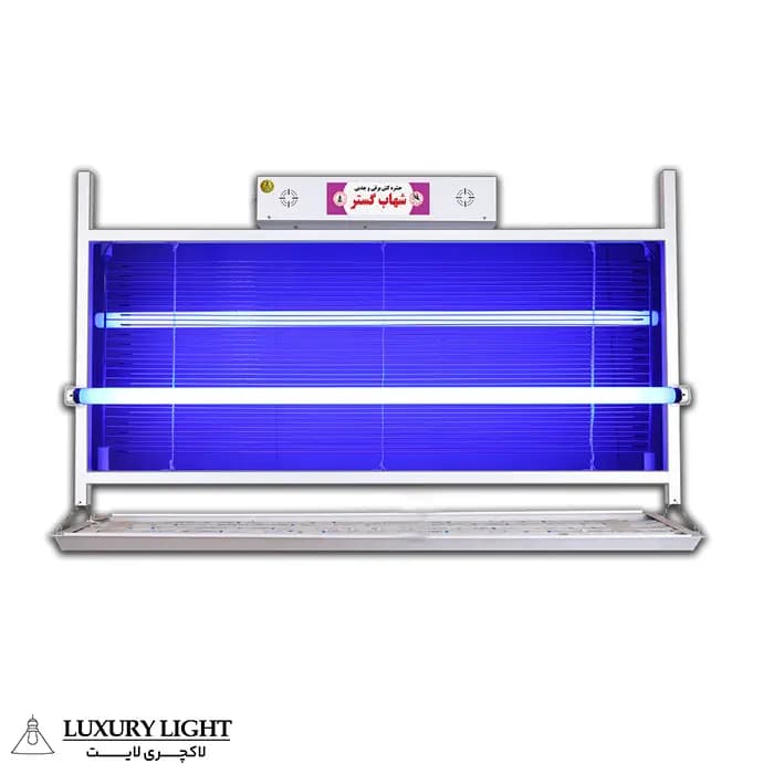 حشره کش برقی جذبی صنعتی 2 در 40 وات UV شهاب گستر مدل FUV2x40WS — تصویر ۲