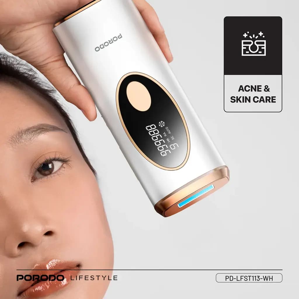 دستگاه لیزر Porodo Lifestyle IPL مدل PD-LFST113-WH — تصویر ۶