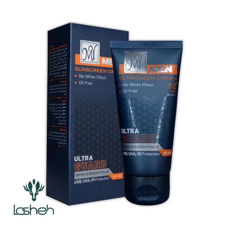 کرم ضد آفتاب بی‌رنگ SPF50 فاقد چربی آقایان مای