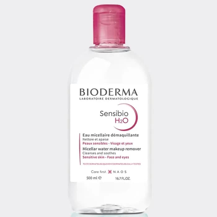 میسلارواتر پوست خشک و حساس بایودرما 500 میل مدل Bioderma Micellar Water Makeup remover