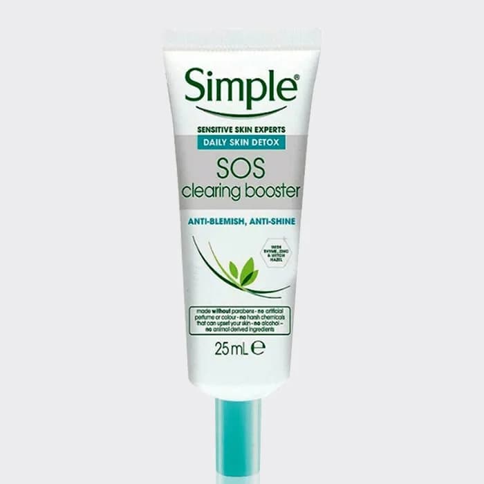 ژل ضد جوش اورژانسی سیمپل مدل Simple Anti-Blemish Anti-Shine SOS Clearing Booster — تصویر ۳