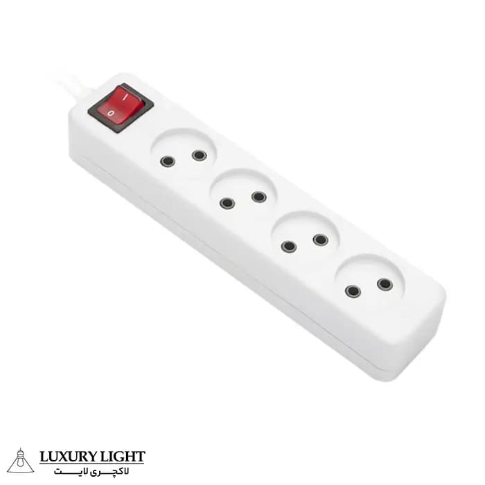 چند راهی برق 4 خانه پارت الکتریک کابل 3 متری مدل شهاب کد 652 — تصویر ۶