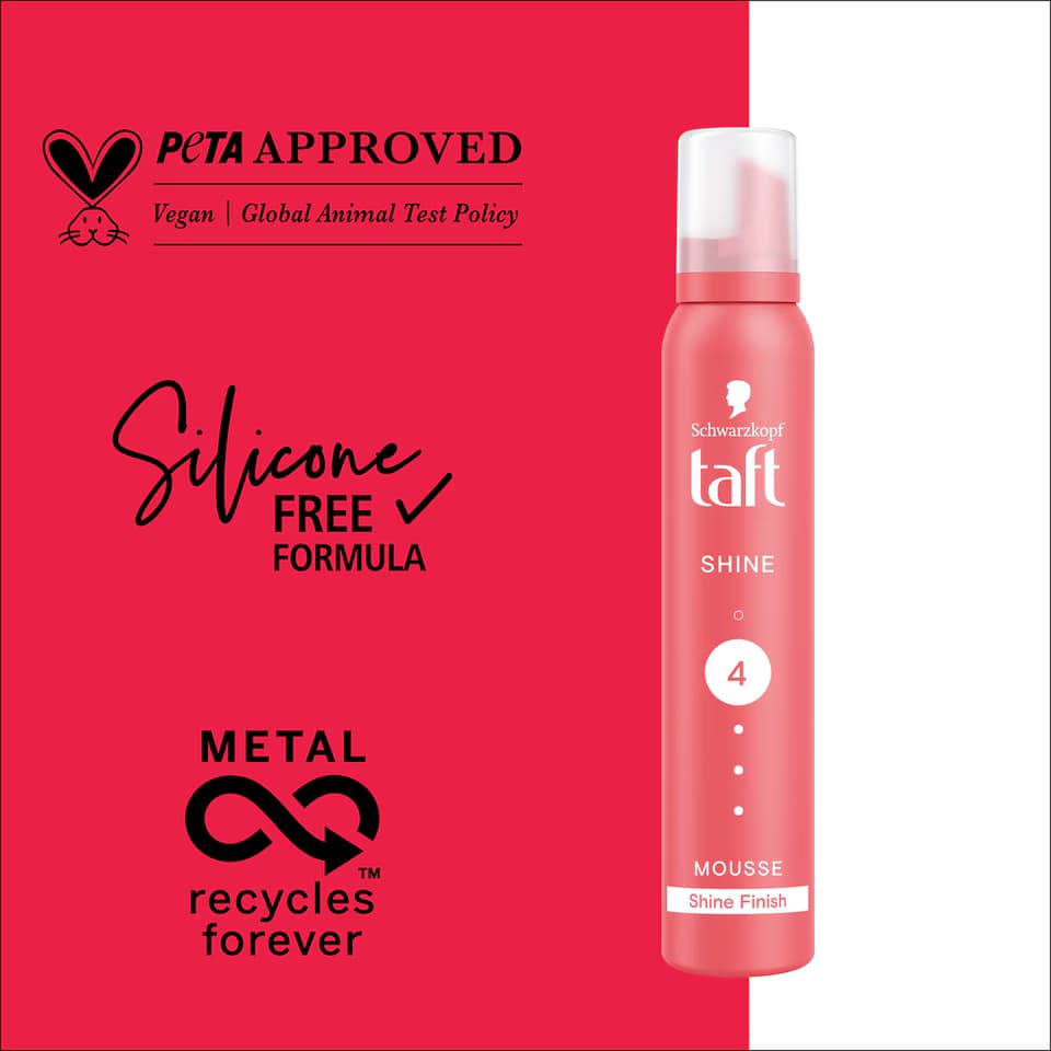 موس براق کننده مو Shine شماره ۴ تافت 200 میلی‌لیتر — تصویر ۲
