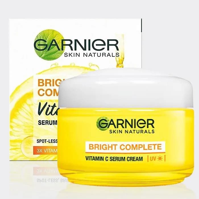 سرم کرم روشن کننده گارنیه مدل Garnier Bright Complete Vitamin C Serum Cream — تصویر ۴