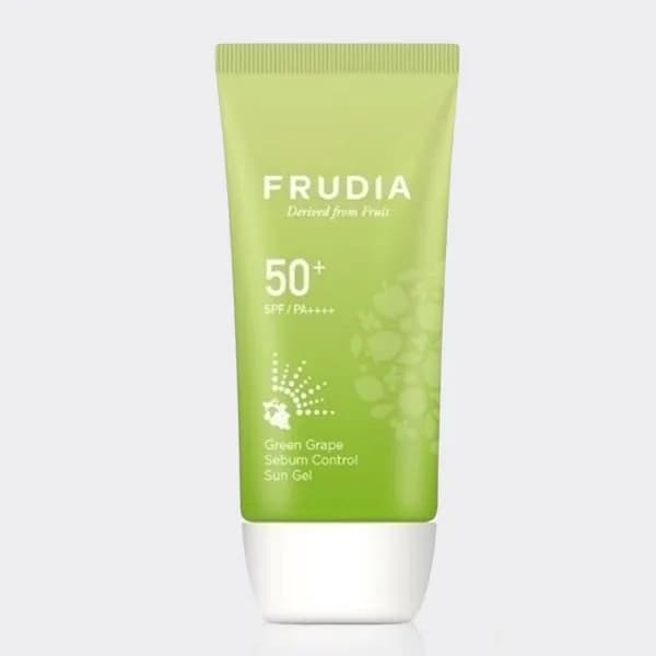 ضد آفتاب کنترل چربی انگور فرودیا مدل Frudia Green Grape Sebum Control Cooling Sun Gel