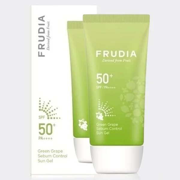ضد آفتاب کنترل چربی انگور فرودیا مدل Frudia Green Grape Sebum Control Cooling Sun Gel — تصویر ۲