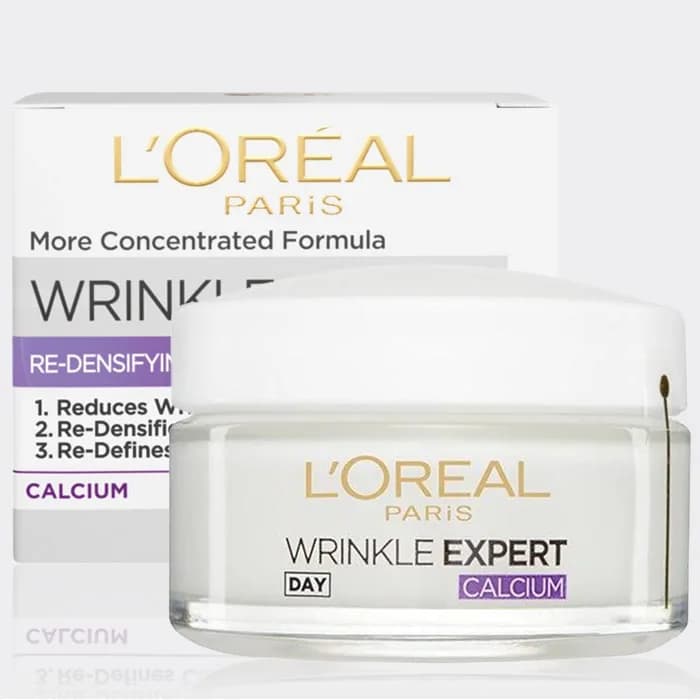 کرم روز ضد چروک کلسیم لورآل مدل L’Oréal Anti-Wrinkle Calcium Densifying Cream Day — تصویر ۴