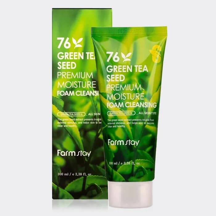 فوم شوینده دانه چای سبز فارم استی مدل Farm Stay Green Tea Seed foam cleansing — تصویر ۲