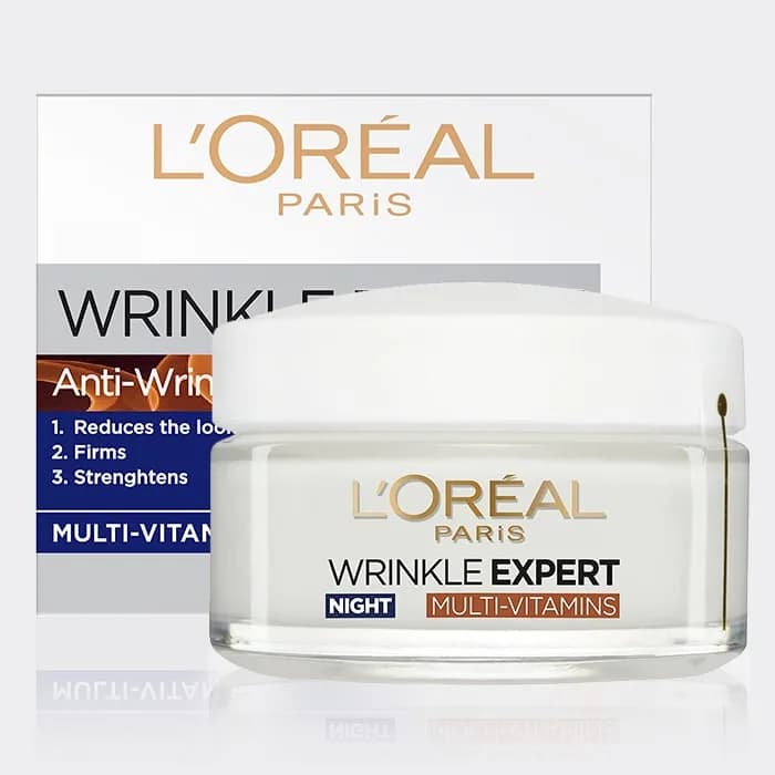 کرم شب مولتی ویتامین لورآل مدل L’Oréal Anti-Wrinkle Multivitamin Fortifying Cream Night — تصویر ۴