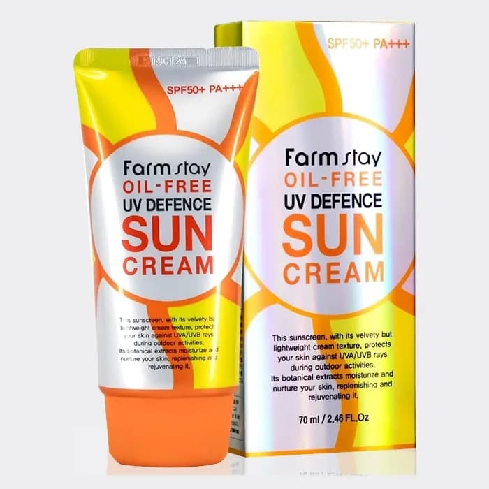 ضدآفتاب بدون چربی فارم استی مدل Farm Stay Oil-Free UV Defence Sun Cream — تصویر ۴