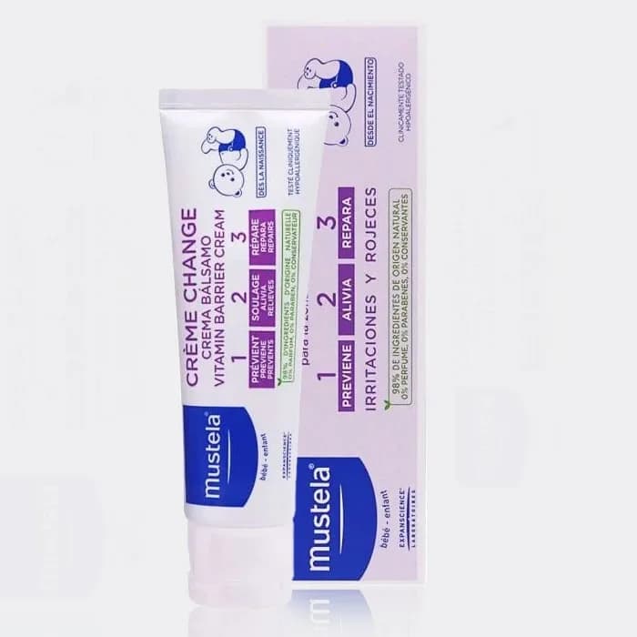 کرم سوختگی پای کودک موستلا 50 میل مدل Mustela Vitamin Barrier Cream — تصویر ۴