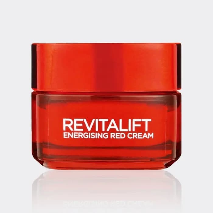 کرم روز ضد چروک انرژی قرمز لورآل مدل L’Oréal Anti-Wrinkle Energising Red Cream Day