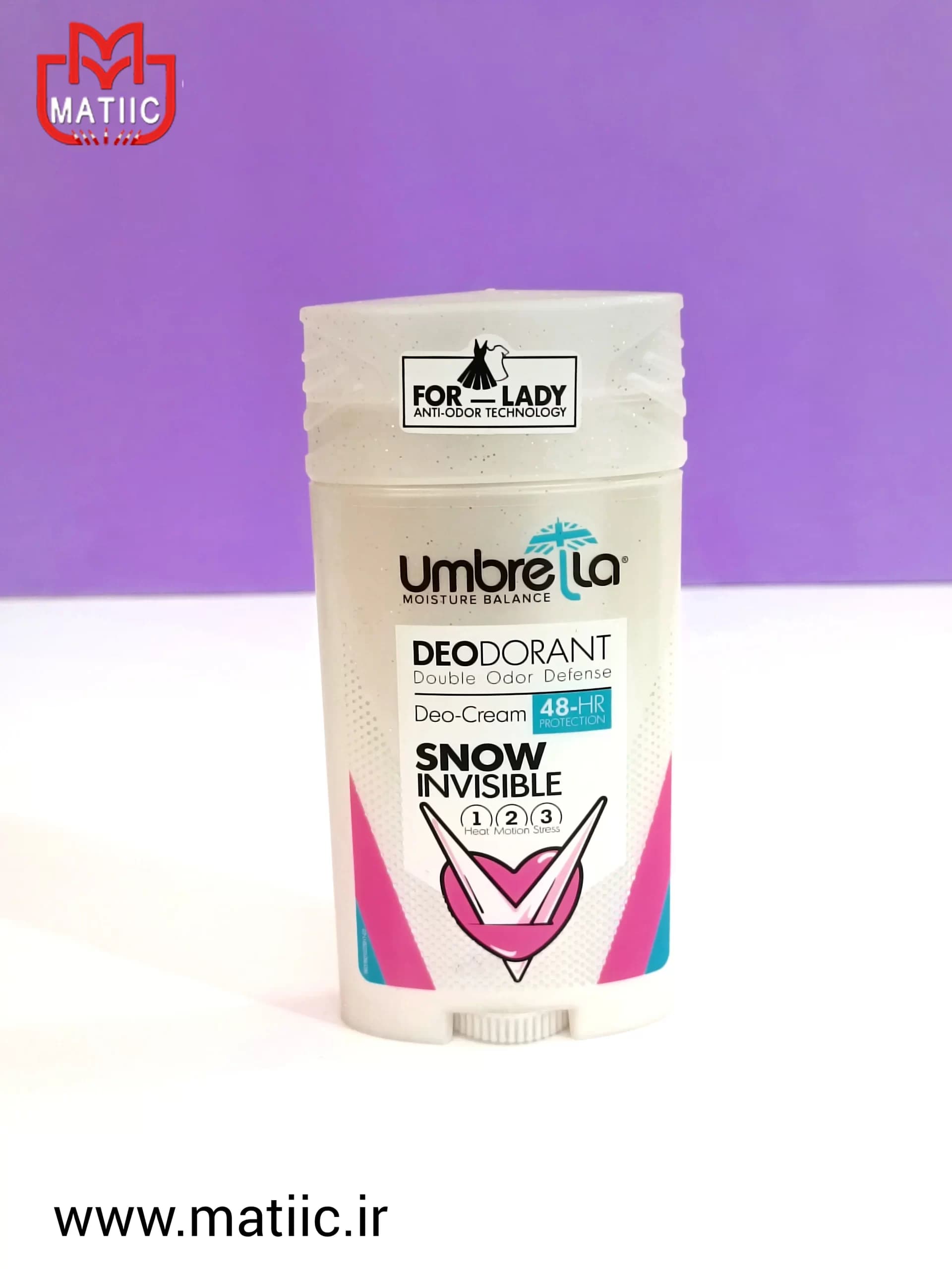 استیک ضد تعریق زنانه آمبرلا Snow حجم 90 میلی لیتر — تصویر ۵