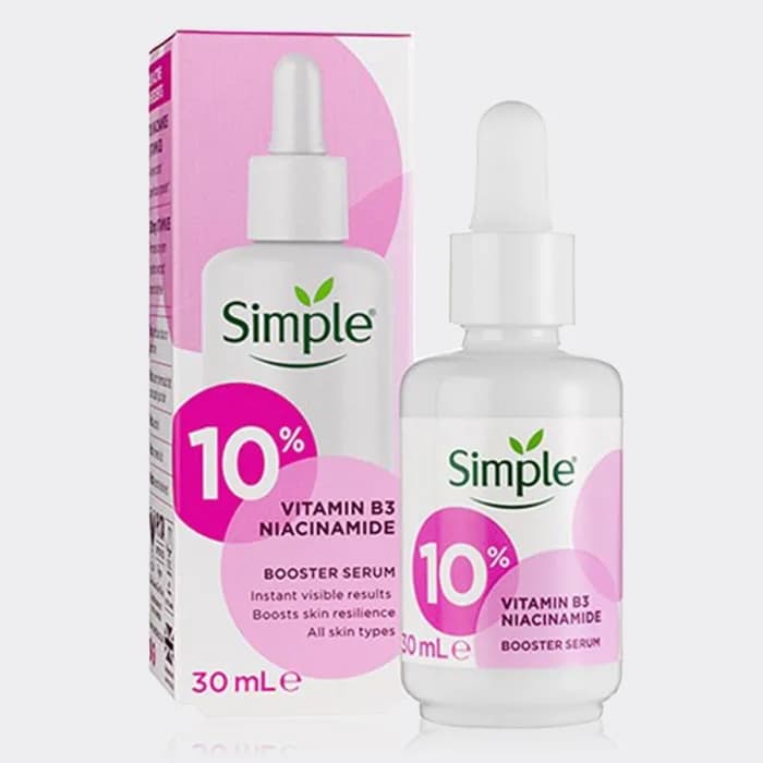 سرم نیاسینامید سیمپل مدل Simple Vitamin B3 Niacinamide Booster Serum — تصویر ۲