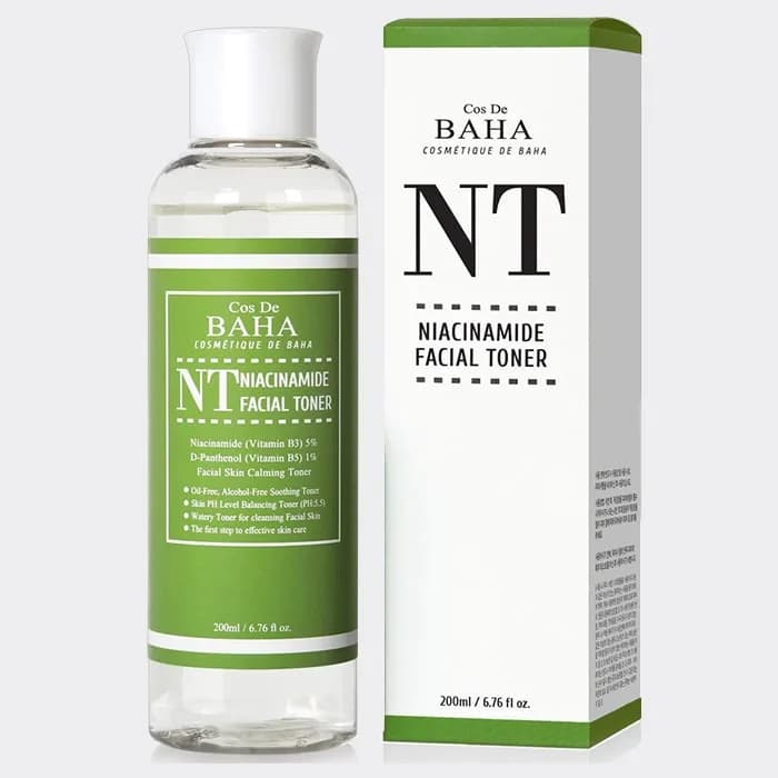 تونر نیاسینامید کاز دی باها مدل Cos De BAHA Niacinamide Facial Toner — تصویر ۲