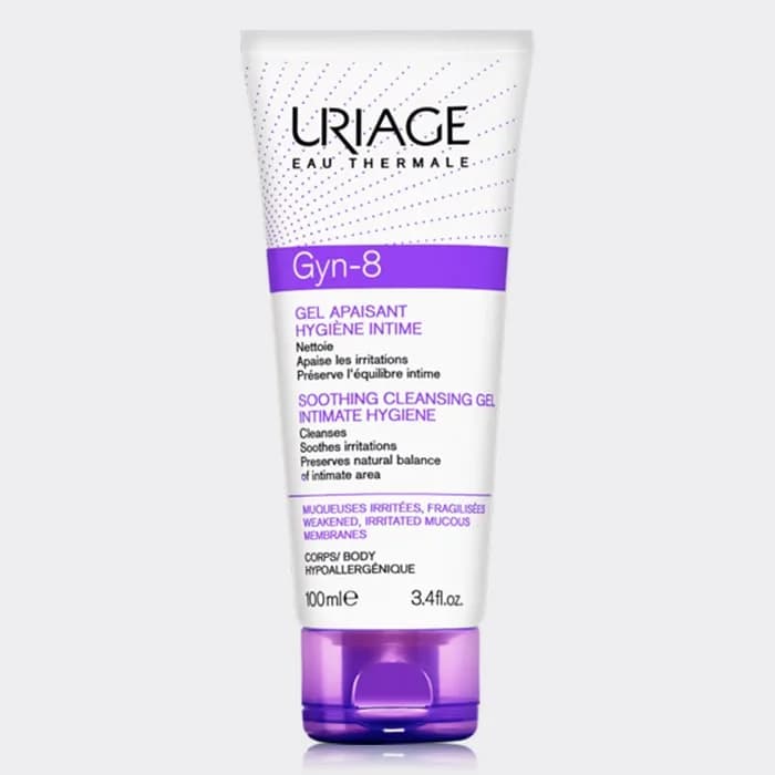 ژل بهداشتی بانوان اوریاژ 100 میل مدل URIAGE Gyn-8 Soothing Cleansing Gel Intimate Hygiene