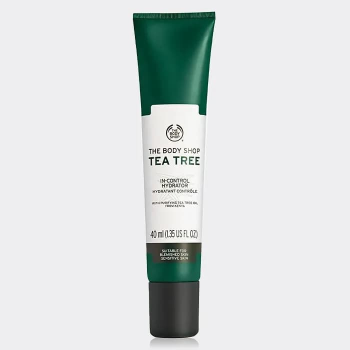 آبرسان و مرطوب کننده تی تری بادی شاپ 40 میل مدل The Body Shop in-Control Hydrator Tea Tree