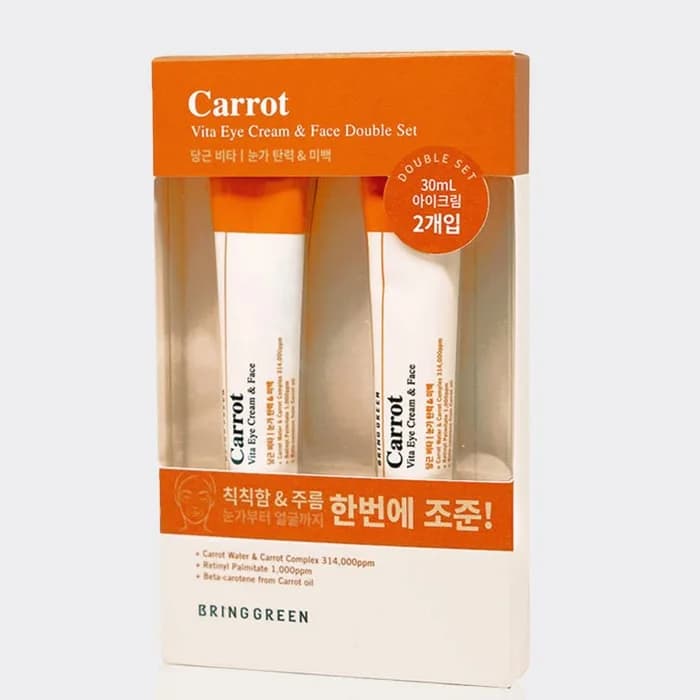 کرم دور چشم و صورت هویج برینگ گرین 30 میل مدل BRING GREEN Vita Eye Cream & Face — تصویر ۴