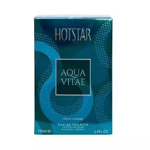 ادکلن مردانه هات استار آکواویتا aqua vitae حجم 100 میلی لیتر — تصویر ۵