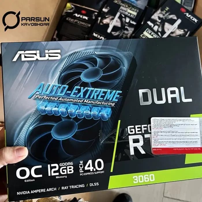 کارت گرافیک ایسوس RTX 3060 Dual OC 12GB — تصویر ۷