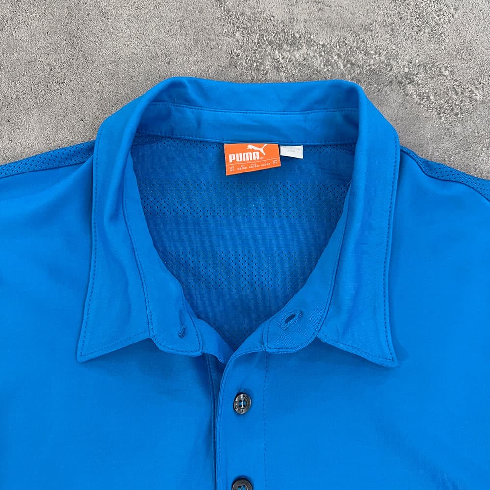 پولوشرت ورزشی استوک PUMA آبی سایز 2XL — تصویر ۴