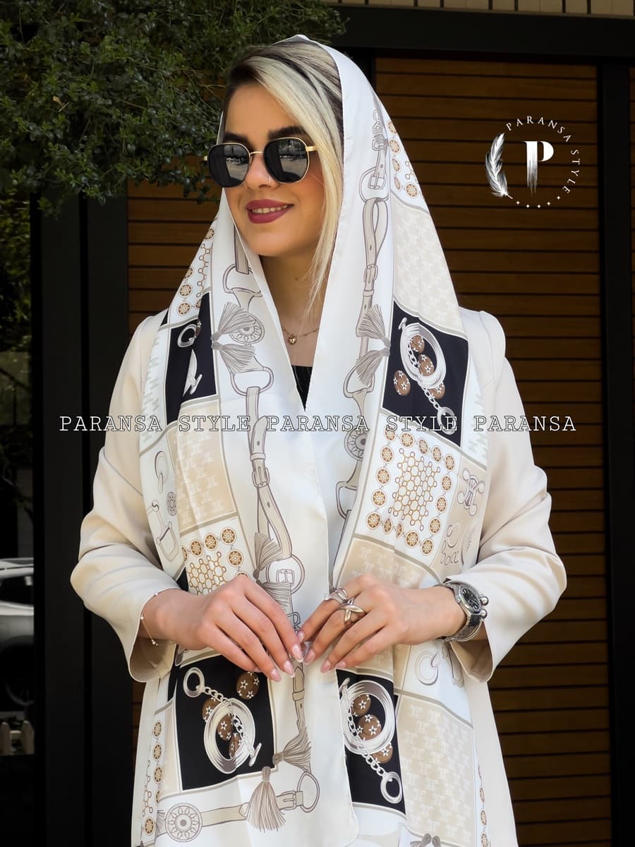 شال توییل ابریشم TUS39 — تصویر ۷