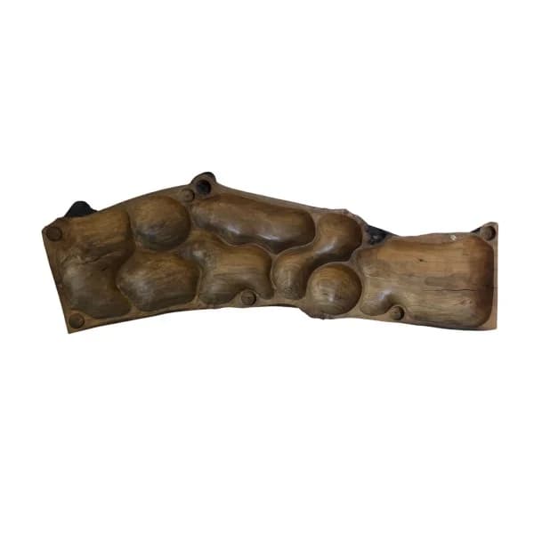 اردو خوری چوبی مدل مزه خوری دفرمه کد ۱
