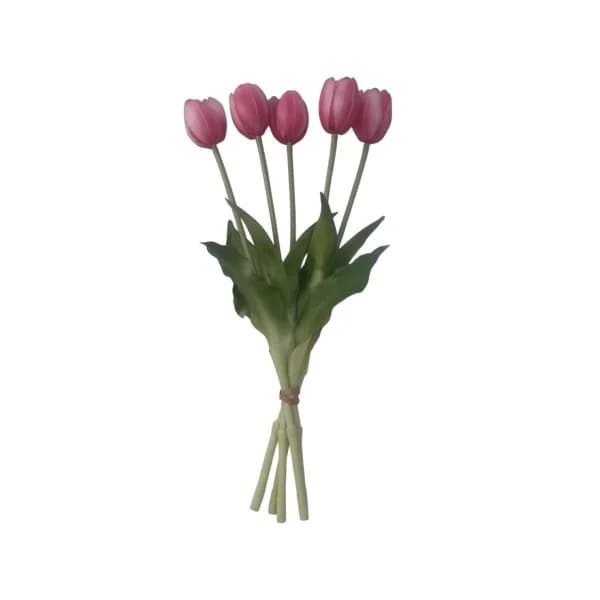 دسته گل لاله مصنوعی — تصویر ۴