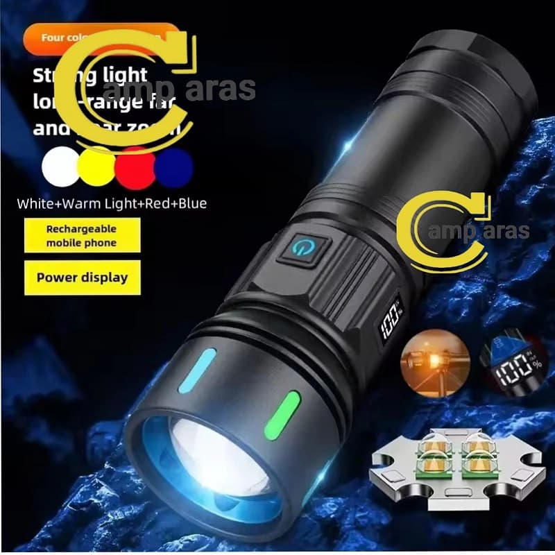 چراغ قوه جیبی زوم دار کینساچ KINSACH KS-902-4 — تصویر ۹