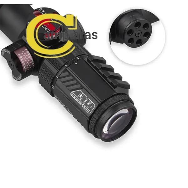 دوربین تفنگ بادی دیسکاوری WG 1.2-6x24IRAI 30mm اورجینال — تصویر ۷