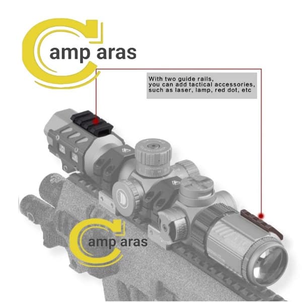 دوربین تفنگ بادی دیسکاوری WG 1.2-6x24IRAI 30mm اورجینال — تصویر ۸