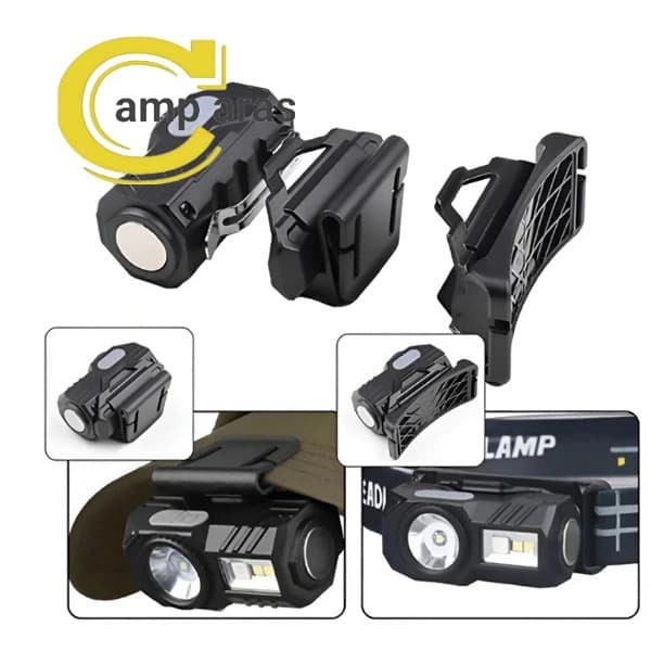 هدلایت پیشانی سنسوردار HEADLAMP LED XPE COB آهنربایی حرفه ای — تصویر ۸