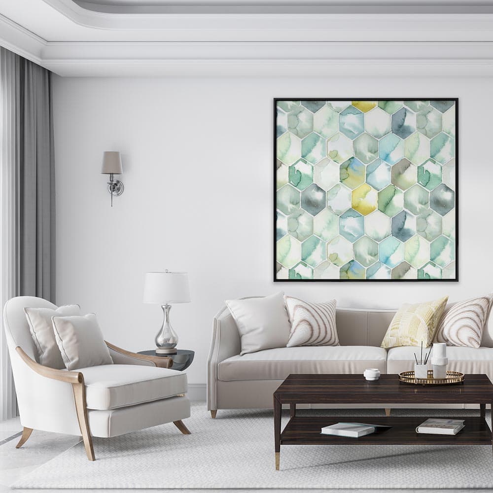 تابلو هندسی آبرنگی T10014700 — تصویر ۲