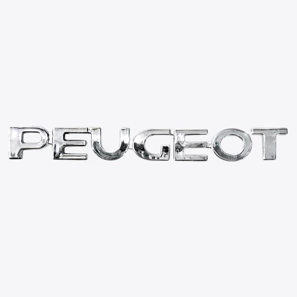 آرم PEUGEOT روی درب اتاق بار پژو 206 ایساکو — تصویر ۲