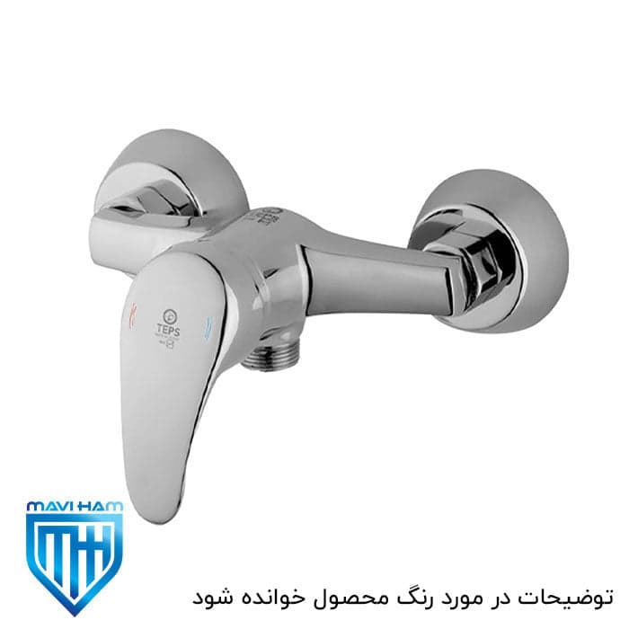 شیر توالت تپس مدل گلدیس سفید طلایی — تصویر ۲
