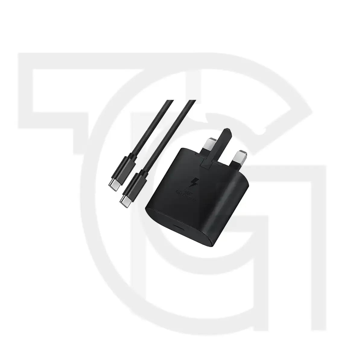 آداپتور کلگی,شارژر,کابل فست سامسونگ (مشکی)(وات25W) Charger Adapter Cable Fast Samsung Galaxy M32 International