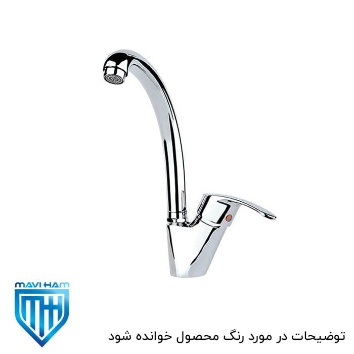 شیر ظرفشویی تپس مدل هلیا سفید طلایی — تصویر ۲