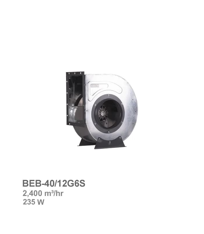 فن سانتریفیوژ یکطرفه بکوارد دمنده مدل BEB-40/12G6S — تصویر ۲
