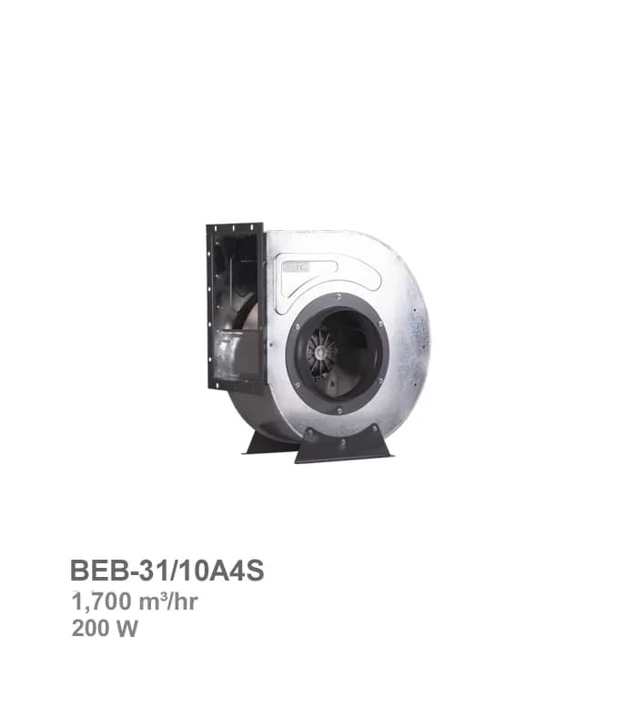 فن سانتریفیوژ یکطرفه بکوارد دمنده مدل BEB-31/10A4S — تصویر ۲