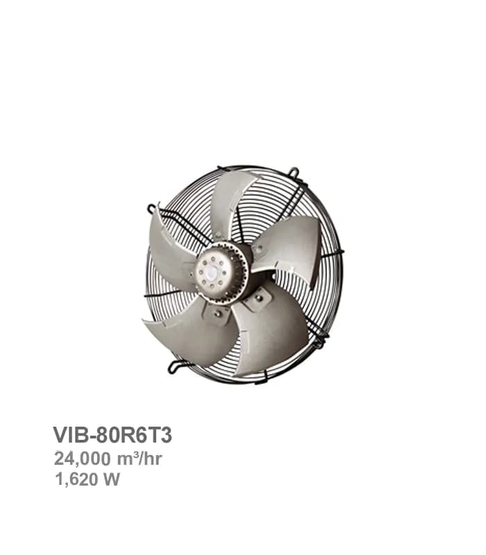 فن آکسیال تأسیساتی یوروونت دمنده مدل VIB-80R6T3 — تصویر ۲