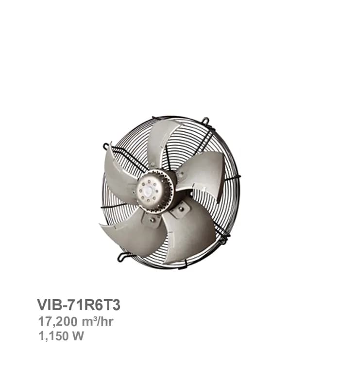 فن آکسیال تأسیساتی یوروونت دمنده مدل VIB-71R6T3