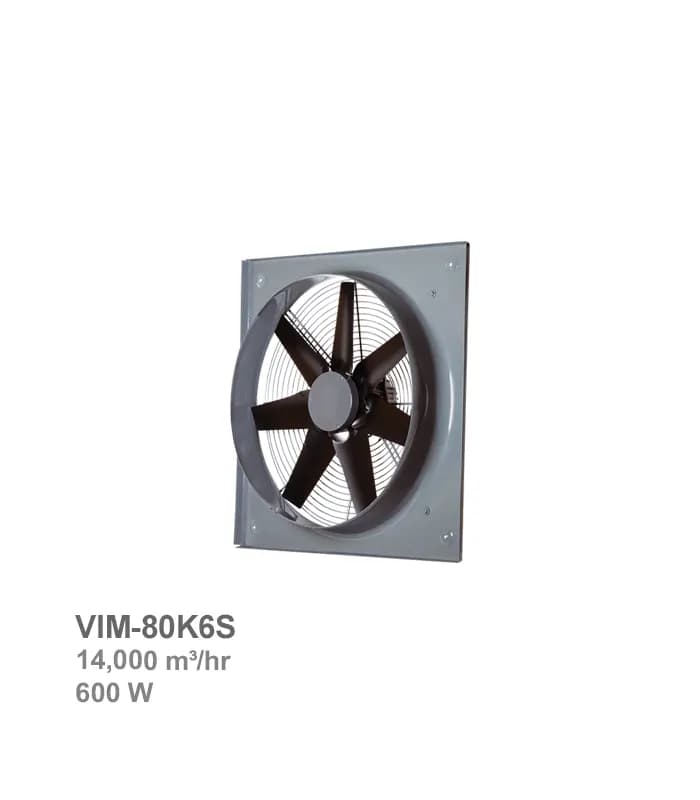 هواکش صنعتی سنگین فلزی دمنده مدل VIM-80K6S