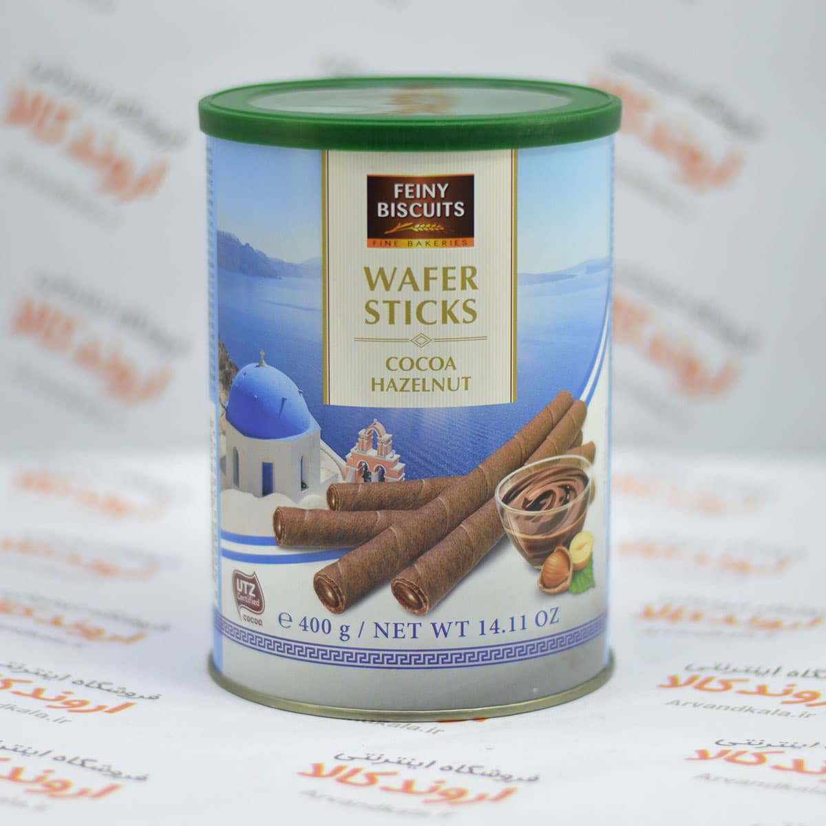 ویفر رولی فینی بیسکوییت Feiny Biscuits مدل Hazelnut — تصویر ۳