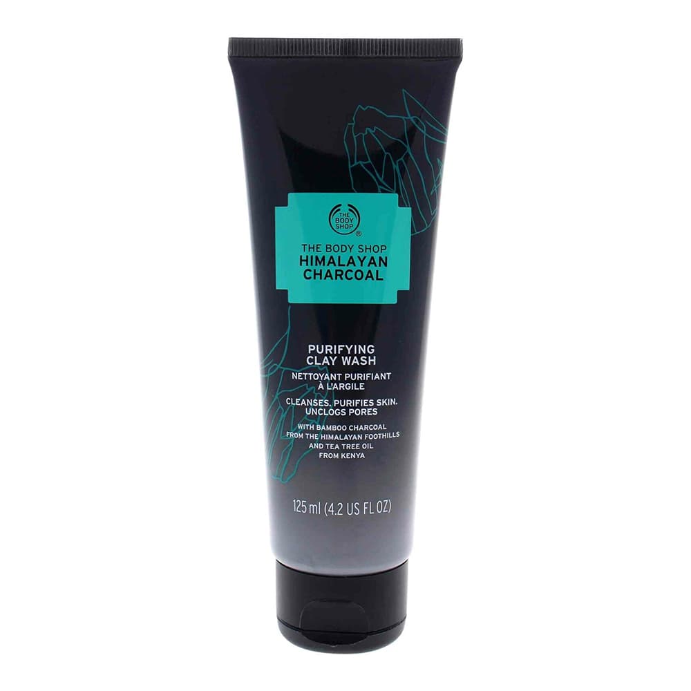 ژل شوینده زغال و خاک رس تیوپی هیمالیا بادی شاپ THE BODY SHOP Himalayan Charcoal Purifying Clay Wash 125ml — تصویر ۵
